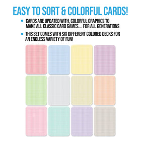 Regal Games durable casino-quality cards withstand frequent use.