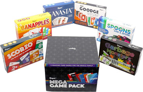 Regal Games family night setup shows compact, travel-friendly packaging.