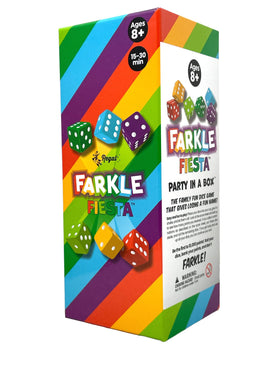 Regal Games Farkle Fiesta suitable for ages 8 plus and family-friendly