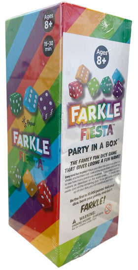 Regal Games Farkle Fiesta rule booklet with clear beginner guidance