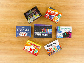 Regal Games ScorZo cards with bold designs for quick identification.