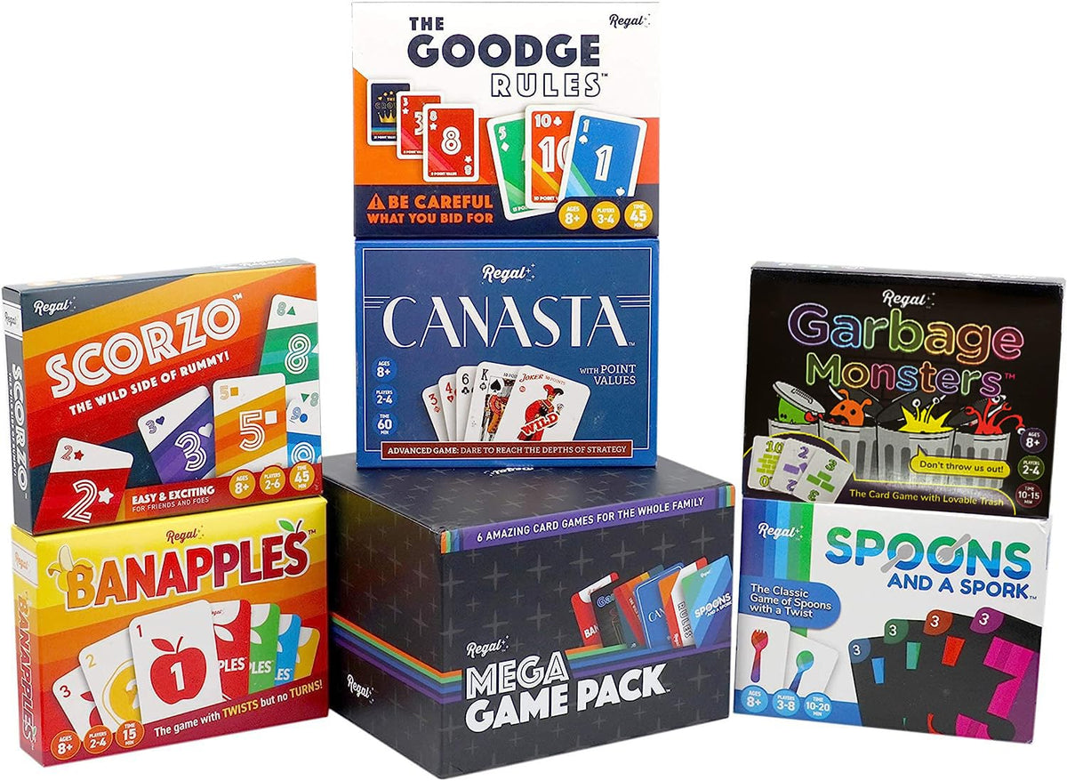 Regal Games Spoons & Spork card set ready for family game night.