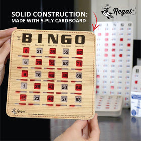 Regal Games 25-pack bingo cards ideal for reunions and events