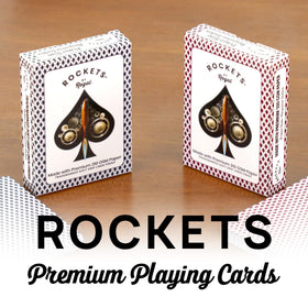 Regal Games Rockets bulk decks stacked with a smooth linen finish for easy handling.