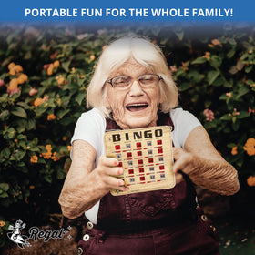 Regal Games sliding-window cards for durable reuse and long-lasting play