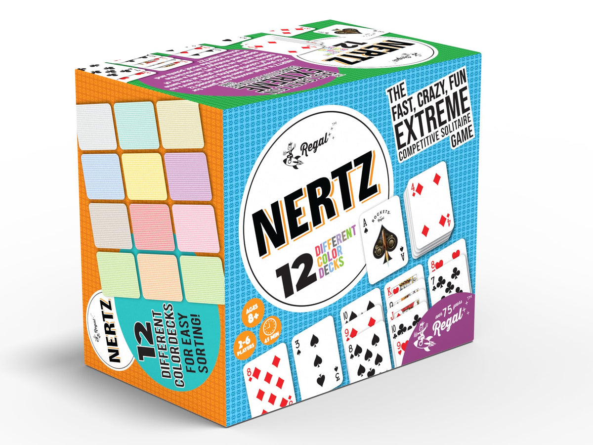 Regal Games travel-friendly 12-pack perfect for trips.
