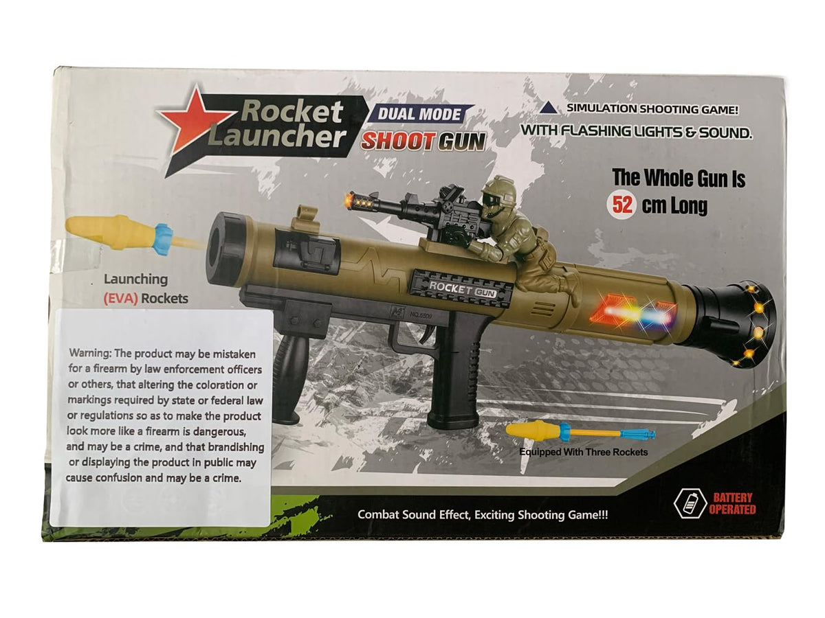 REGLORY safe-play rocket launcher promoting imaginative, supervised outdoor fun