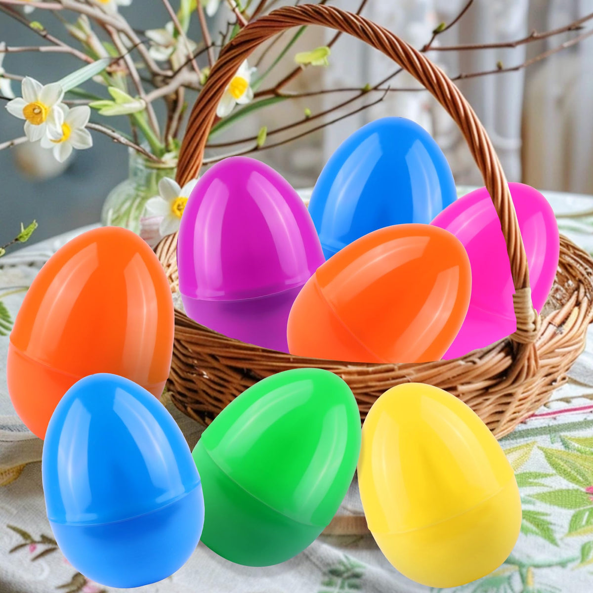 REGTEB jumbo pink Easter egg makes easy basket fillers and festive table accents.