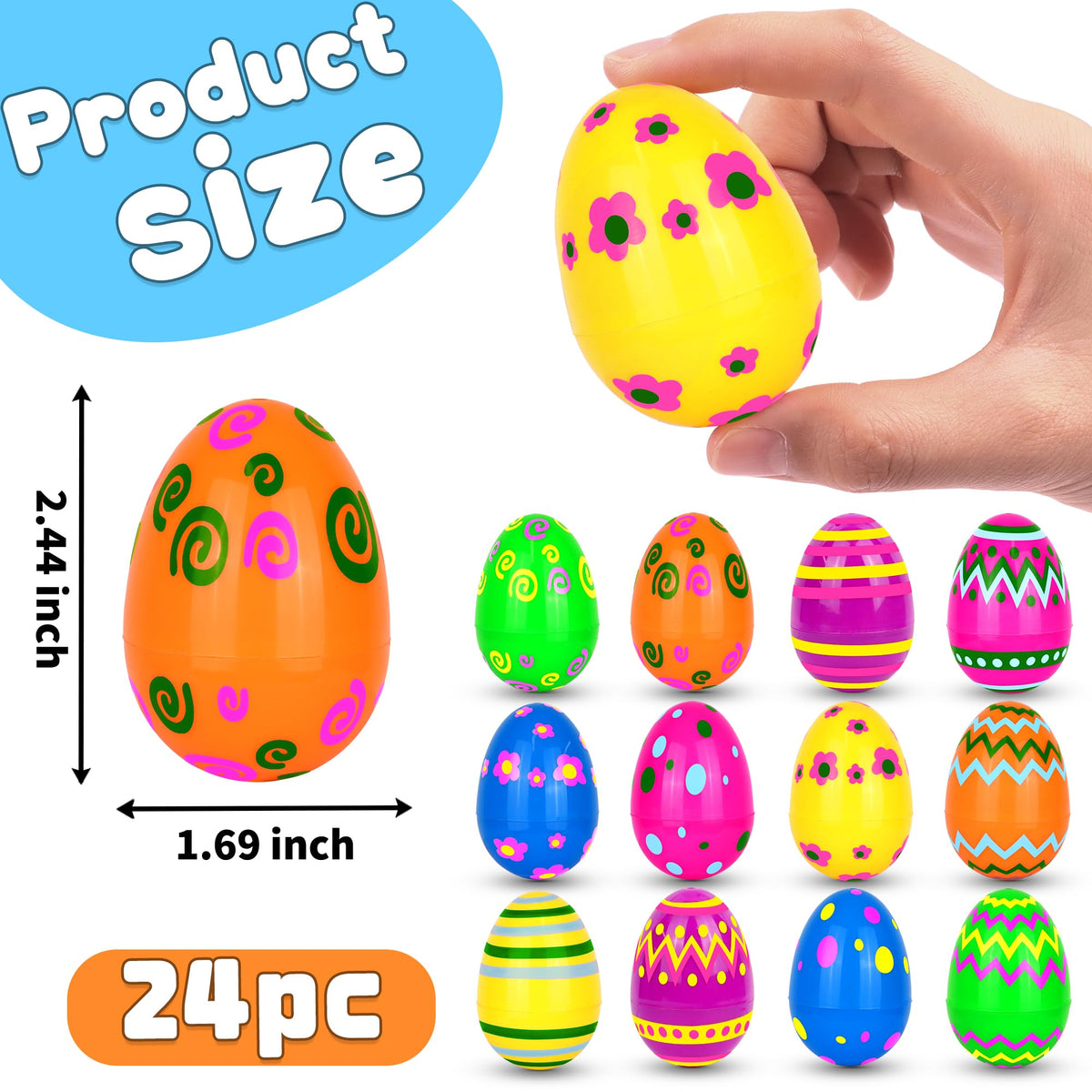 REGTEB Easter egg pattern closeup showing colorful designs.