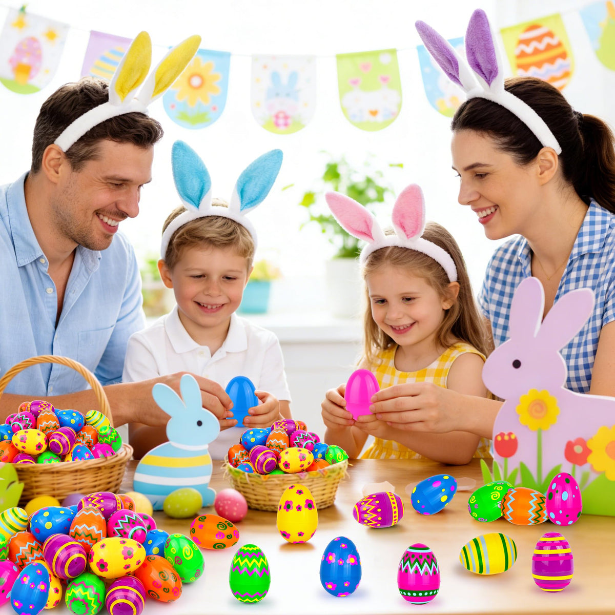 REGTEB eggs shown as classroom rewards and party favors