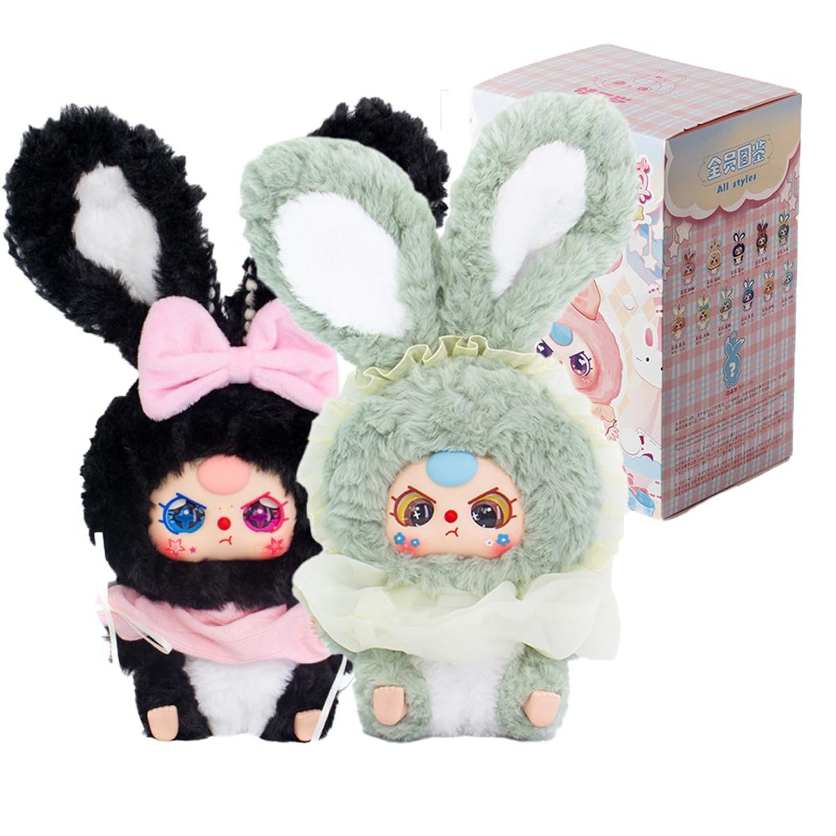 REIVIVORA Baby Three Lily Rabbit Town Series 2 blind box front view, ideal for display