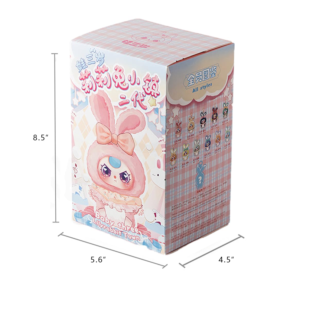 REIVIVORA mini-figure pose showcases cheerful rabbit design for desk decor