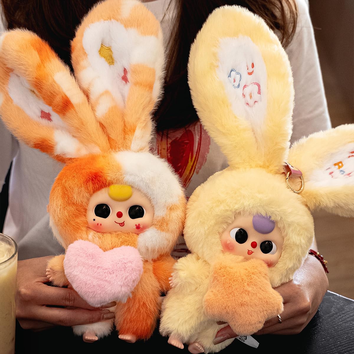 Soft plush materials used in REIVIVORA Baby Three Lily Rabbit Town Series 3