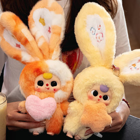 Soft plush materials used in REIVIVORA Baby Three Lily Rabbit Town Series 3