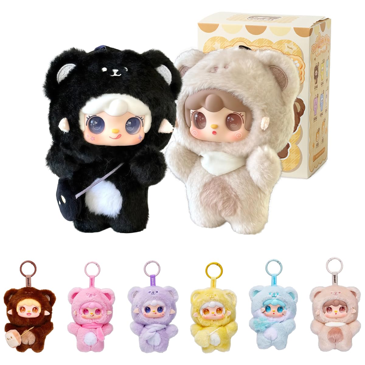 REIVIVORA YOOKI V4 bear blind box for display and gifting.