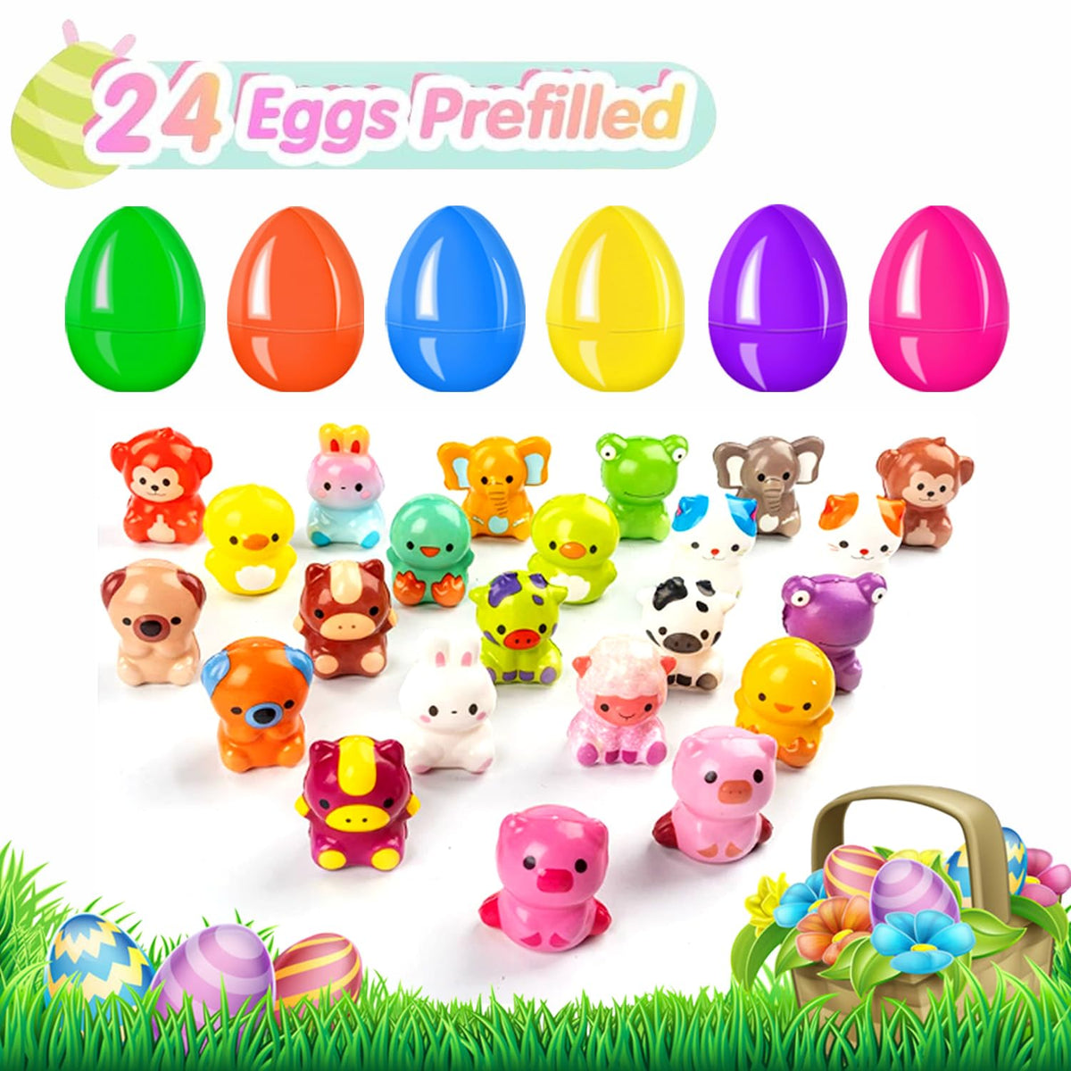 REJODA eggs in bright colors improve visibility during Easter hunts