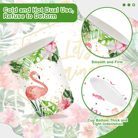 Rejoice Bunny flamingo cups keep beverages handy while boosting party vibes.