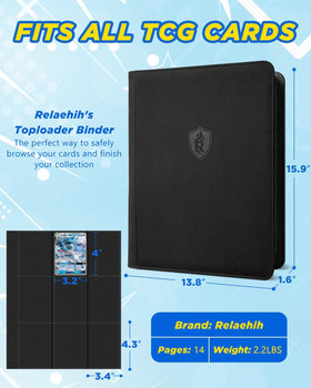 RELAEHIH 9-pocket binder makes a thoughtful gift for collectors.