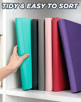 Relaehih acid-free pages help preserve cards over time