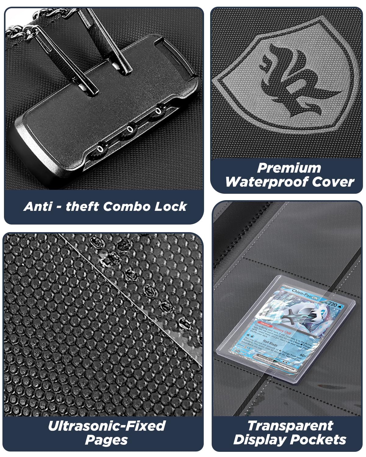 Relaehih PU leather cover close-up highlighting premium padding