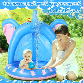 Relaxgiant elephant pool durable PVC construction for safe, leak-resistant fun