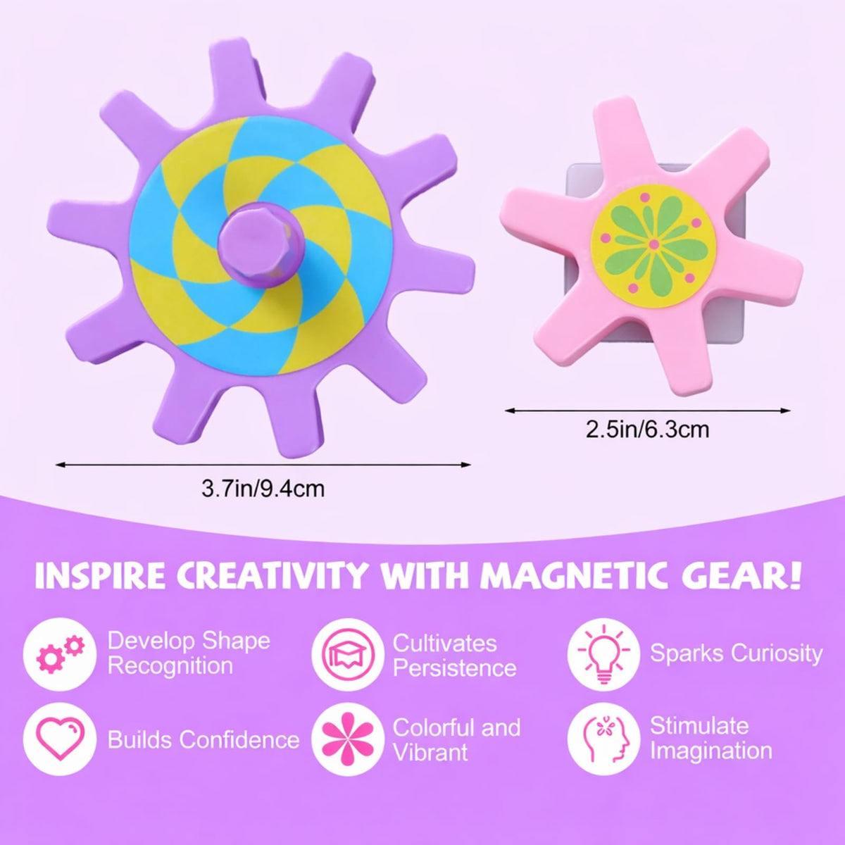 Relaxweex gears on refrigerator demonstrate playful movement and visual impact