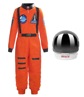ReliBeauty astronaut costume front view for imaginative dress-up and pretend play