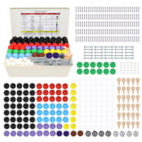 RELIANCER Molecular Model Kit atoms for building diverse molecular structures.