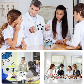 RELIANCER color-coded parts simplify element and bond type identification.