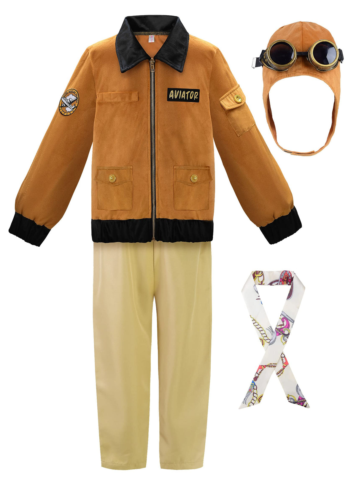 ReliBeauty Earhart pilot hat adds authentic aviator flair for kids