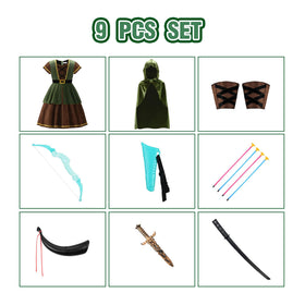 ReliBeauty retractable sword and horn accessories for dynamic pretend battles.