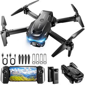 RELIDOL drone with 1080P camera in foldable frame for easy aerial selfies and shots