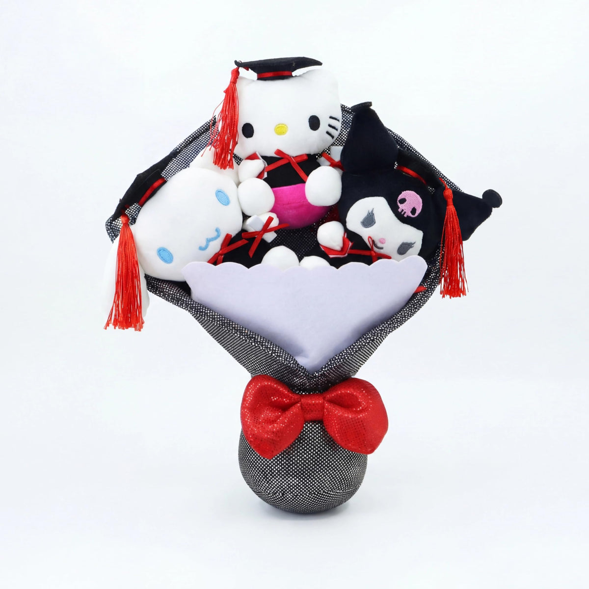 RELIGES plush graduation bouquet with three figures, ideal keepsake gift