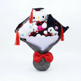 RELIGES plush graduation bouquet with three figures, ideal keepsake gift