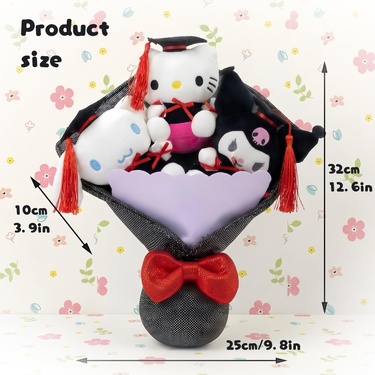RELIGES plush animals in graduation caps and tassels for a soft keepsake
