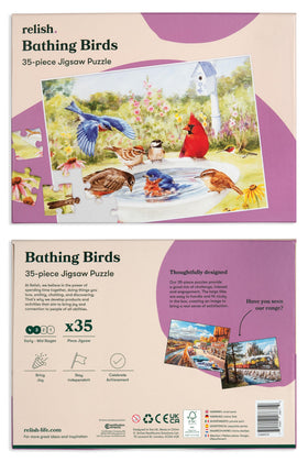 Relish bathing-birds puzzle provides a gentle challenge for early to mid dementia stages