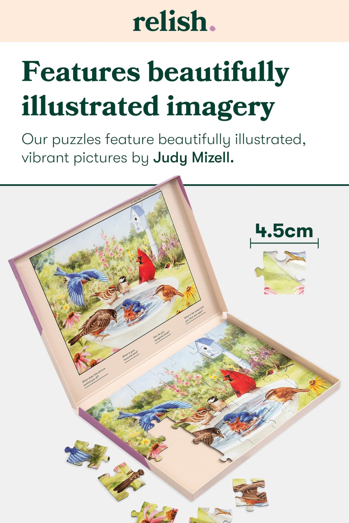 Relish senior-friendly puzzle offers visuals to spark conversation