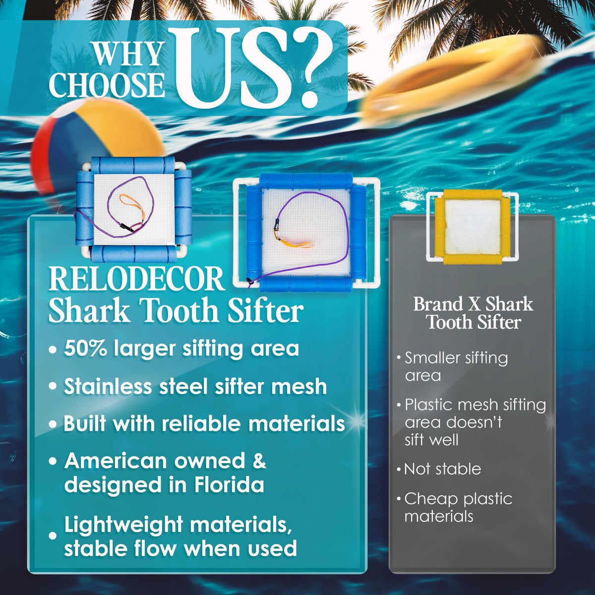 Relodecor with wrist strap ensuring secure hands-free search.