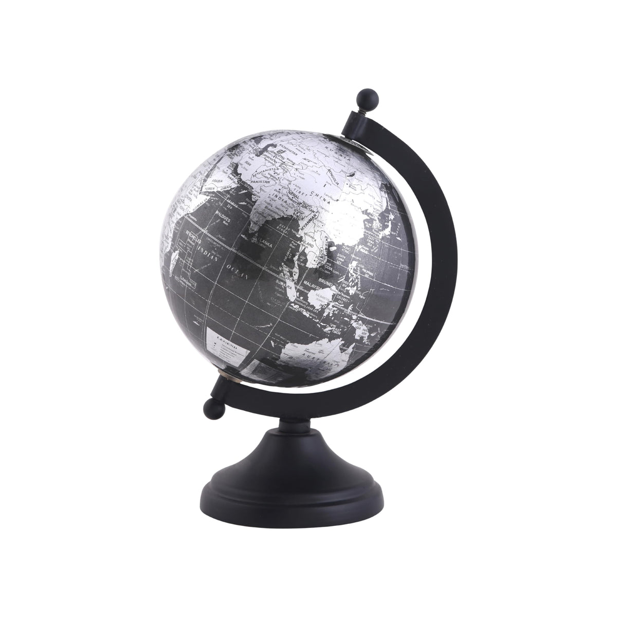 RELY+ 5-inch globe with metal stand for stylish desk organization