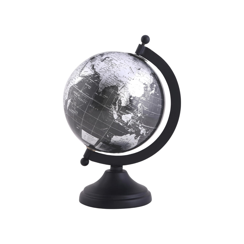 RELY+ 5-inch globe with metal stand for stylish desk organization