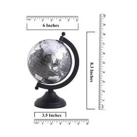 RELY+ black metal stand globe adds sturdy, premium feel