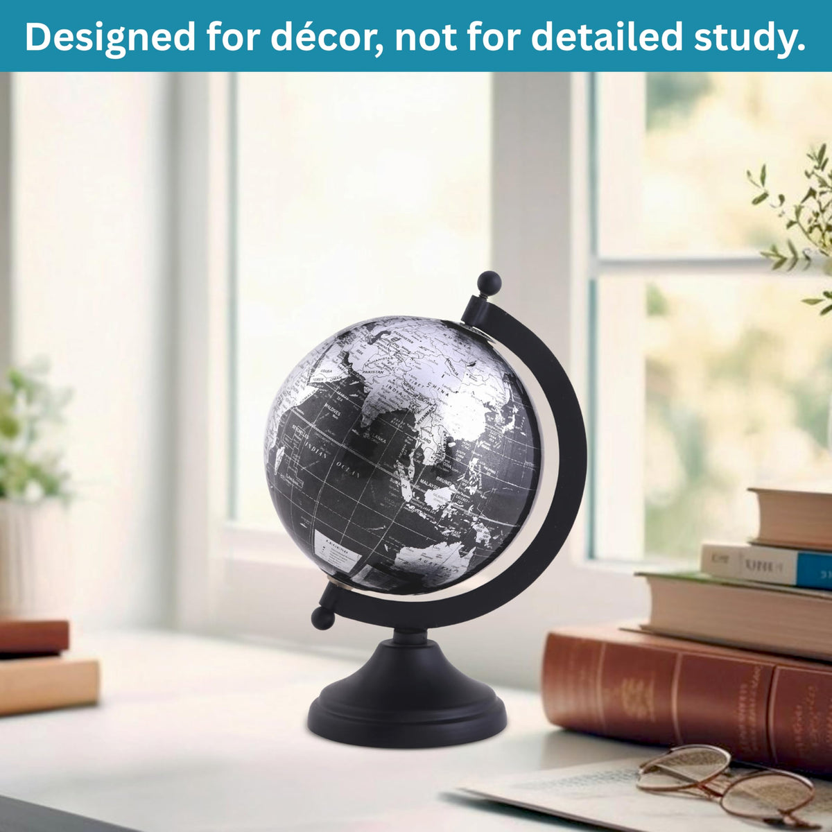 RELY+ modern globe for office decor elevates professional ambiance