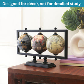 Rely+ rotating 4-inch globe offers dynamic, stylish tabletop display.
