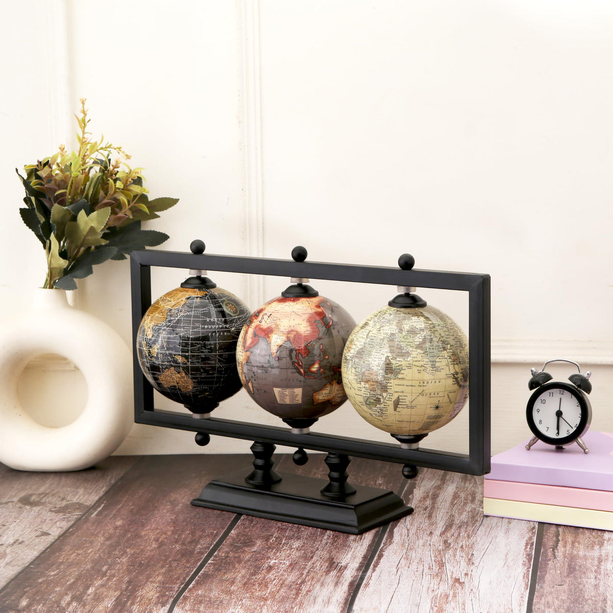 Rely+ globe with soft felt base protects furniture surfaces.