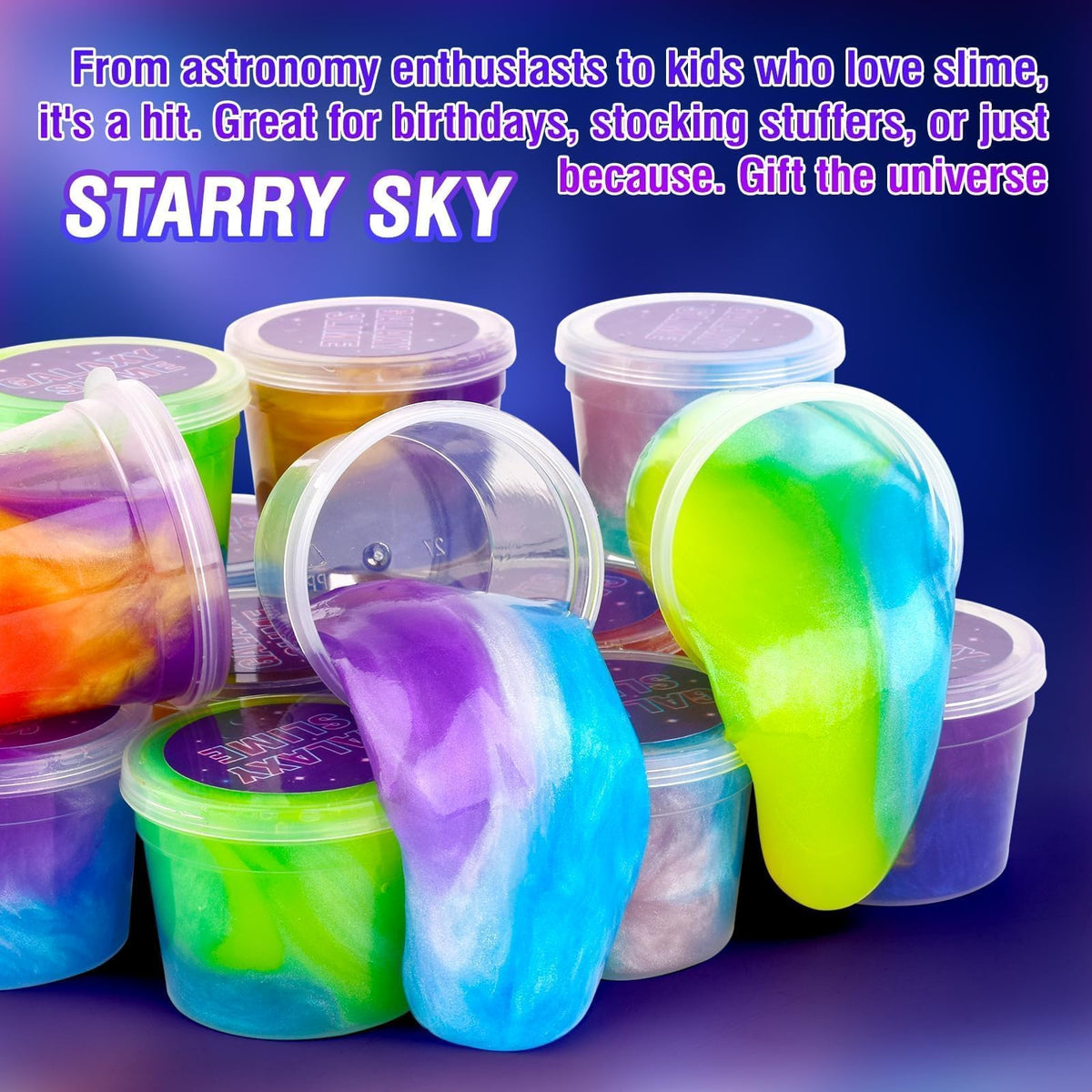 Remethsu galaxy slime gift idea for goodie bags.