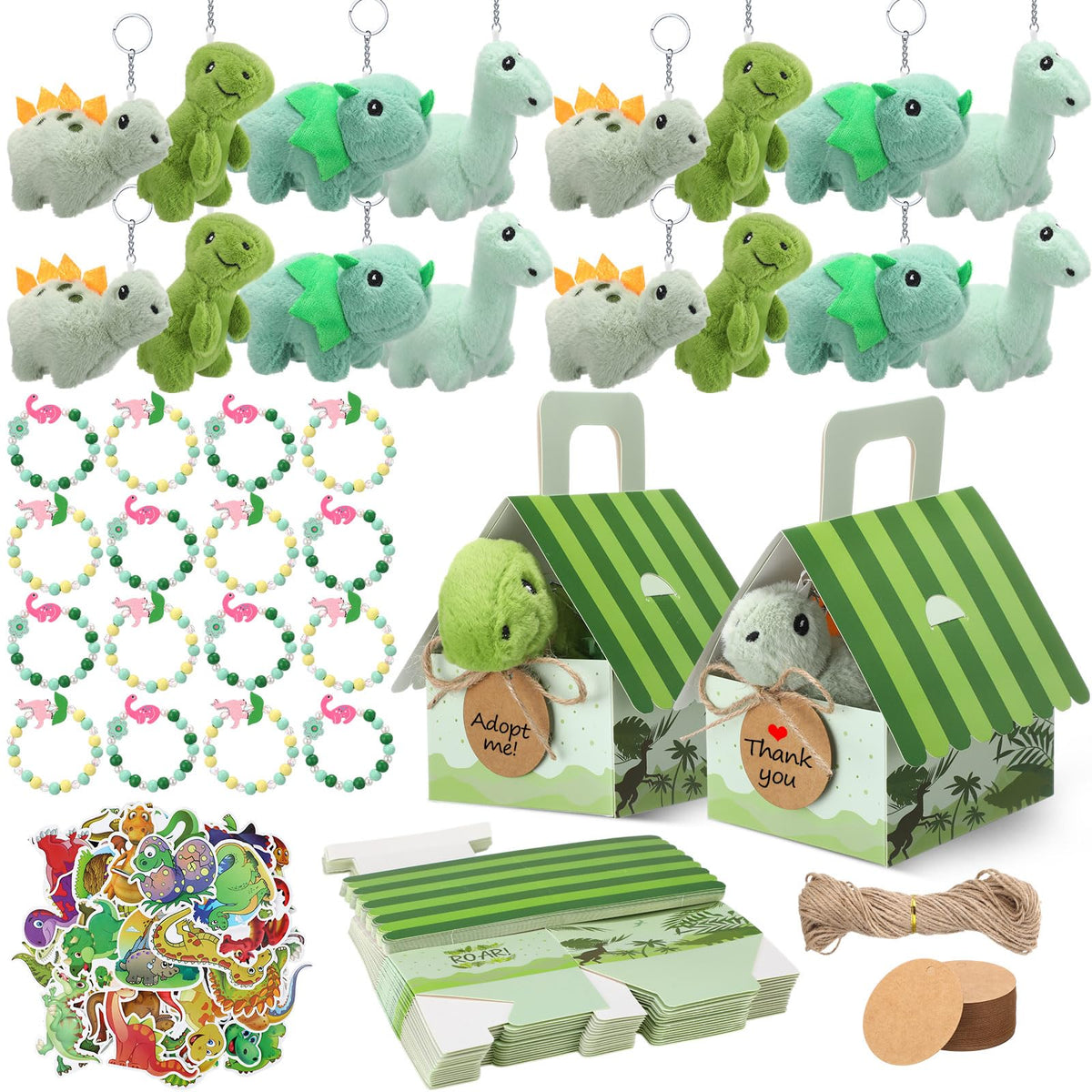 Remuuly dinosaur keychains with plush charm for a soft keepsake