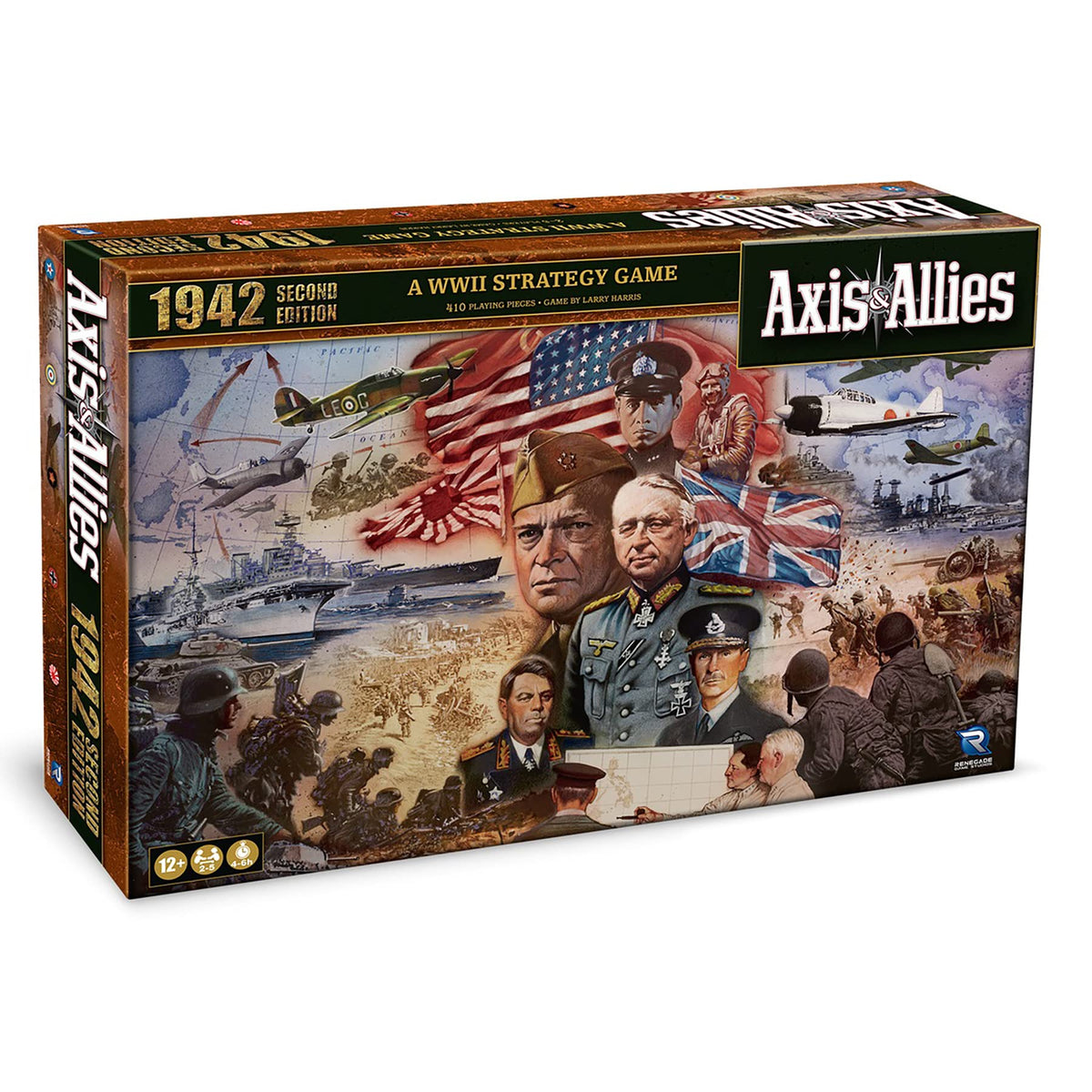 Renegade Axis & Allies 1942 map board for strategic planning and epic battles.