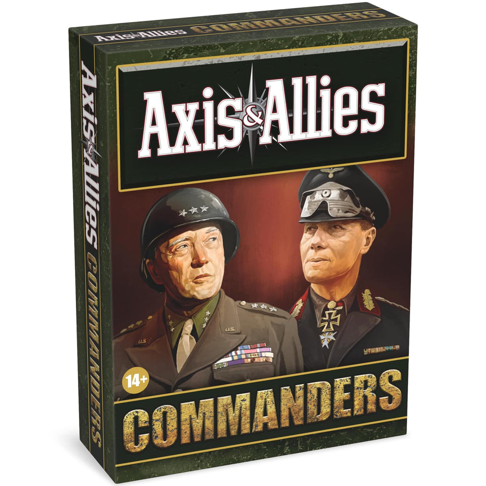 Renegade Axis and Allies Commanders tiles show double-sided leaders for deeper strategy.