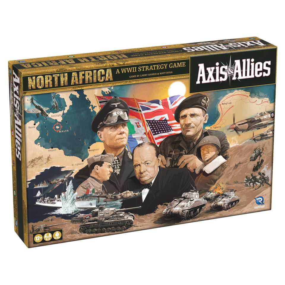Renegade Axis & Allies North Africa box cover inviting strategic WWII battles