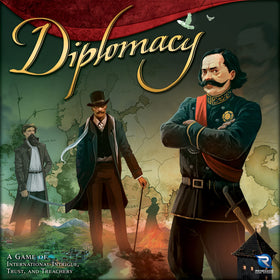 Renegade Game Studios Diplomacy full board and components showcase premium design.